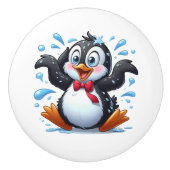 可愛いアルティックペンギン セラミックノブ (正面)