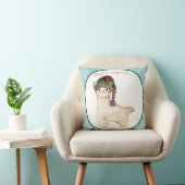 可愛いアルパカフェスティバル帽子 クッション (椅子)