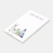 可愛いアルパカラフルカ山脈 ポストイット (アングル)