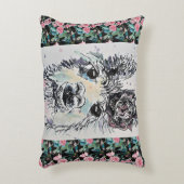 可愛いアルパクラマバラウォーターカラーアクセントクッション アクセントクッション (正面(垂直))