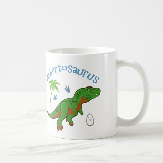 可愛いアルベルトサウルス コーヒーマグカップ (右)
