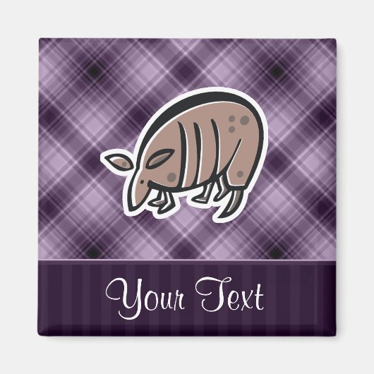 可愛いアルマジロ マグネット (正面)