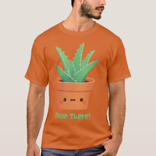 可愛いアロエベラアロエザプングリーティング Tシャツ