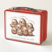 可愛いアングリン8かわいい可愛いパンゴリン メタルランチボックス (裏面)