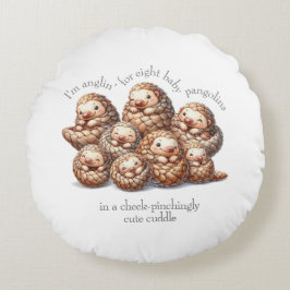 可愛いアングリン8かわいい可愛いパンゴリン ラウンドクッション