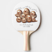 可愛いアングリン8かわいい可愛いパンゴリン 卓球ラケット (正面)