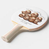 可愛いアングリン8かわいい可愛いパンゴリン 卓球ラケット (正面アングル)