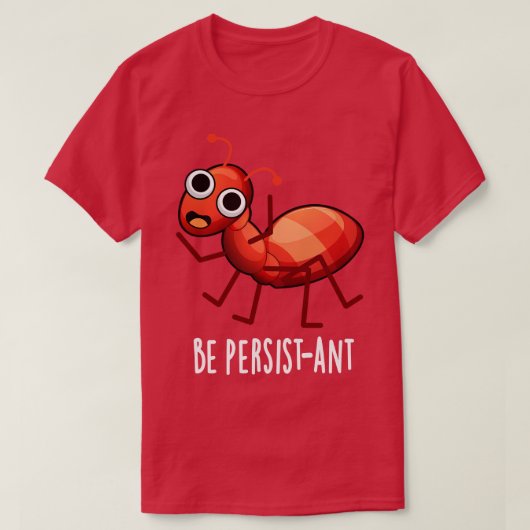 可愛いアント前向きプリン1 Tシャツ (デザイン正面)