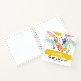 可愛いアーティスト絵を描ギフトのkid sketchbook journal ノートブック