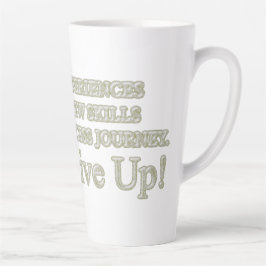 可愛いアートワークデザイン「失敗買体験」 カフェラテマグ