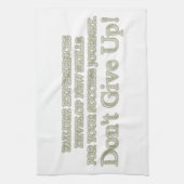 可愛いアートワークデザイン「失敗買体験」 キッチンタオル (縦)