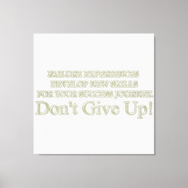 可愛いアートワークデザイン「失敗買体験」 キャンバスプリント