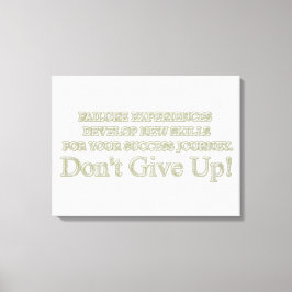 可愛いアートワークデザイン「失敗買体験」 キャンバスプリント