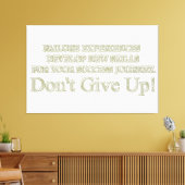 可愛いアートワークデザイン「失敗買体験」 キャンバスプリント (インサイチュ (リビング))