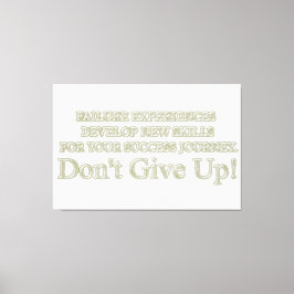 可愛いアートワークデザイン「失敗買体験」 キャンバスプリント