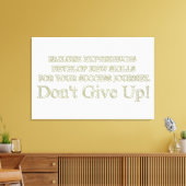 可愛いアートワークデザイン「失敗買体験」 キャンバスプリント (インサイチュ (リビング))