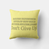 可愛いアートワークデザイン「失敗買体験」 クッション (裏面)