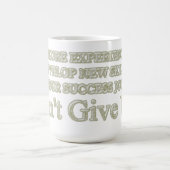 可愛いアートワークデザイン「失敗買体験」 コーヒーマグカップ (中央)