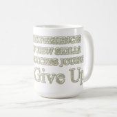 可愛いアートワークデザイン「失敗買体験」 コーヒーマグカップ (正面右)