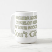 可愛いアートワークデザイン「失敗買体験」 コーヒーマグカップ (正面左)