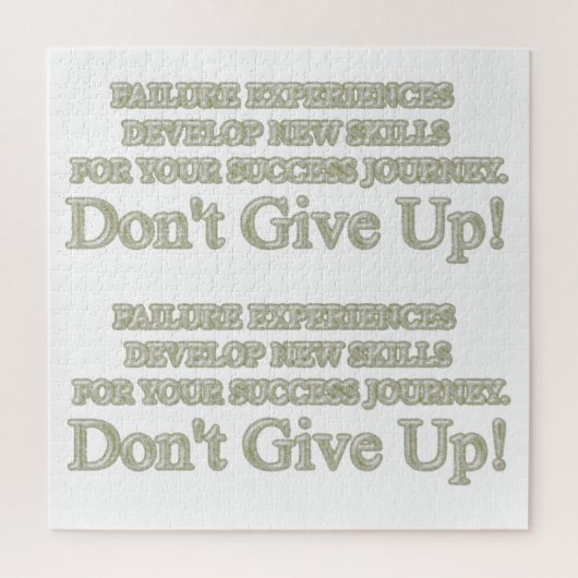 可愛いアートワークデザイン「失敗買体験」 ジグソーパズル (縦)