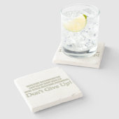 可愛いアートワークデザイン「失敗買体験」 ストーンコースター (横)