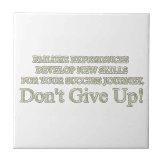 可愛いアートワークデザイン「失敗買体験」 タイル (正面)