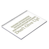 可愛いアートワークデザイン「失敗買体験」 ノートブック (左側)