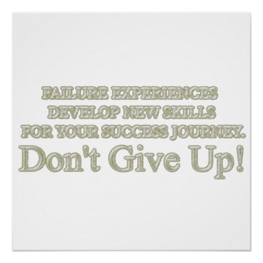 可愛いアートワークデザイン「失敗買体験」 ポスター (正面)