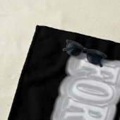 可愛いアートワークデザイン「私が解決策だ」買 ビーチタオル (インサイチュ)