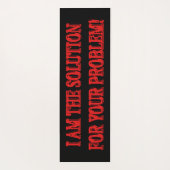 可愛いアートワークデザイン「私が解決策買」  ヨガマット (裏面)