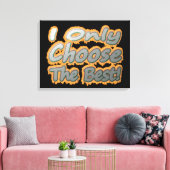 可愛いアートワークデザイン「Choose The」につ最高のいて。買 キャンバスプリント (インサイチュ (リビング))