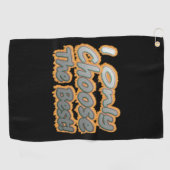 可愛いアートワークデザイン「Choose The」につ最高のいて。買 ゴルフタオル (横)