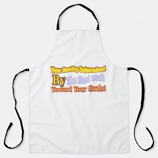 可愛いアートワークデザイン「Your Reality」について買 エプロン (正面)