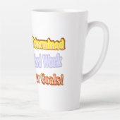 可愛いアートワークデザイン「Your Reality」について買 カフェラテマグ (右)