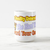 可愛いアートワークデザイン「Your Reality」について買 コーヒーマグカップ (中央)