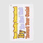 可愛いアートワークデザイン「Your Reality」について買 ゴルフタオル (正面)