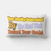 可愛いアートワークデザイン「Your Reality」について買 ランバークッション (裏面)