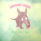 可愛いアールおもしろいダーク漫画 ウィンドウサイン (シート3)