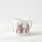 可愛いアールおもしろいダーク漫画 エスプレッソカップ (正面右)