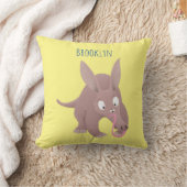 可愛いアールおもしろいダーク漫画 クッション (ブランケット)