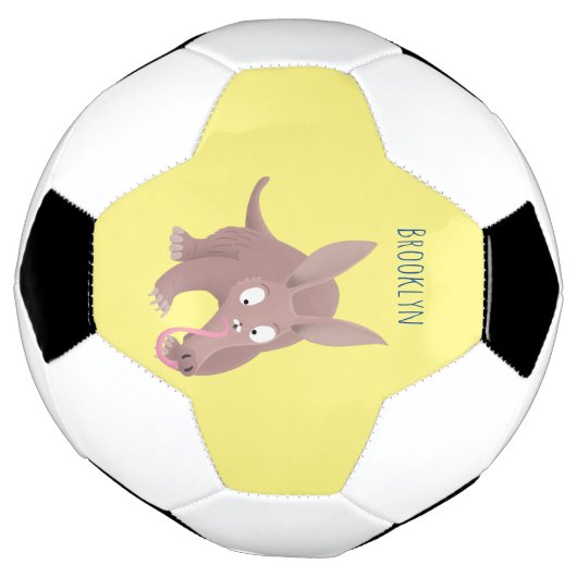 可愛いアールおもしろいダーク漫画 サッカーボール (回転)