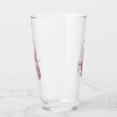 可愛いアールおもしろいダーク漫画 タンブラーグラス (左)