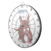 可愛いアールおもしろいダーク漫画 ダーツボード (正面右)