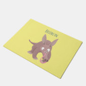 可愛いアールおもしろいダーク漫画 ドアマット (アングル)