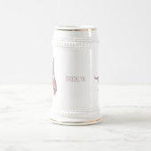 可愛いアールおもしろいダーク漫画 ビールジョッキ (中央)