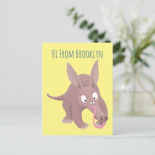 可愛いアールおもしろいダーク漫画 ポストカード (スタンド正面)