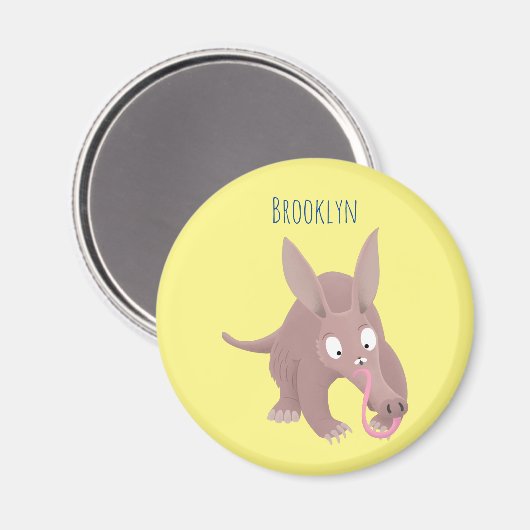 可愛いアールおもしろいダーク漫画 マグネット (正面/裏面)