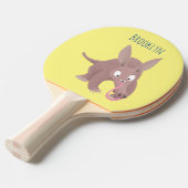 可愛いアールおもしろいダーク漫画 卓球ラケット (正面アングル)