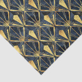 可愛いアールデコ模様タイル 薄葉紙 (詳細)